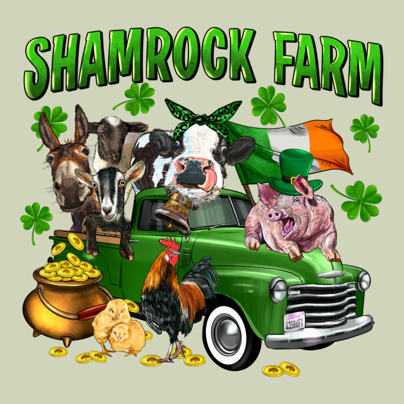 Shamrock Farm Heavyweight Hoodie by CowGirlArtShop | Teevron