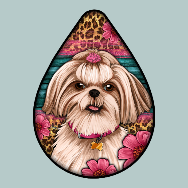 Shih Tzu Teardrop Earrings Heavy Core Tee by Artiststas | Teevron