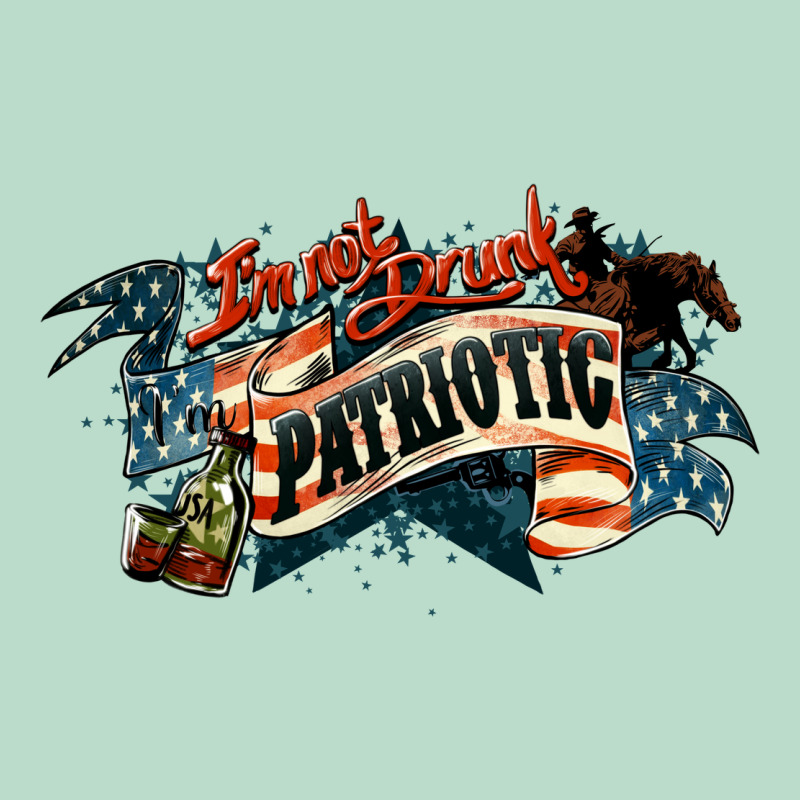 I'm Not Drunk I'm Patriotic 4th Of July Premium Hoodie by HowdyJamesFarm | Teevron
