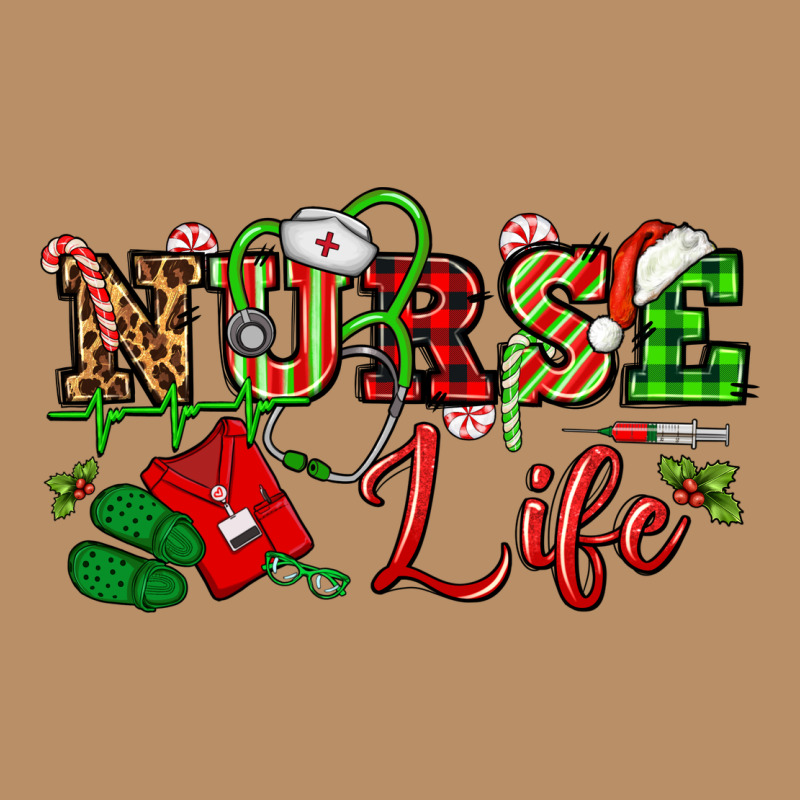 Nurse Life Christmas Vintage Hoodie by NancyCooperArtShop | Teevron