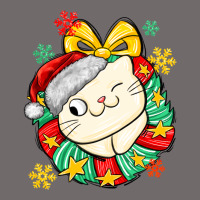 Christmas Wreaths Cat Urban Heavy Tee | Teevron