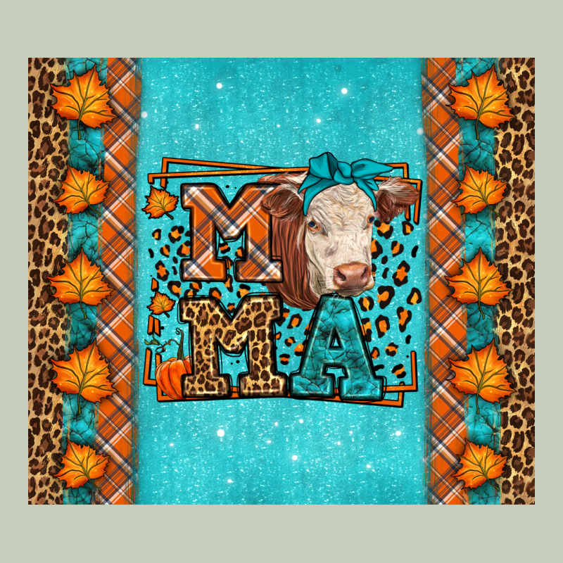 Western Fall Cow Mama Long Sleeve Tee by LillyAllenDesigns | Teevron