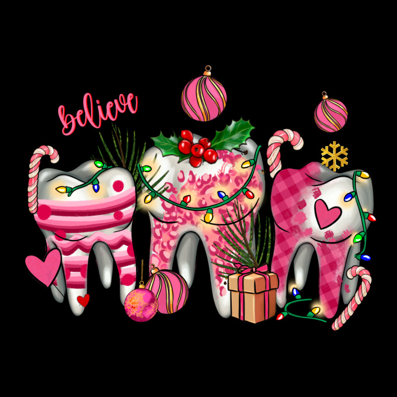 Pink Christmas Teeth Heavy Core Tee by AdoDesignShop | Teevron