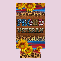 Proud Veteran 12 Oz Slim Can Cooler Ladies Tee | Teevron