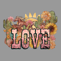 Love Horse Western Floral Vintage Hoodie | Teevron