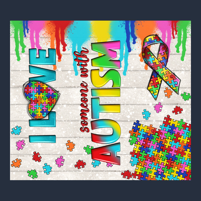 I Love Someone With Autism Zipper Hoodie by TumblerDesignByShophia | Teevron