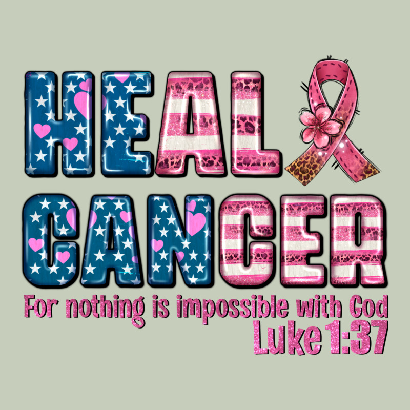 Heal Cancer With Cancer Ribbon Ladies Tee by AdoDesignShop | Teevron