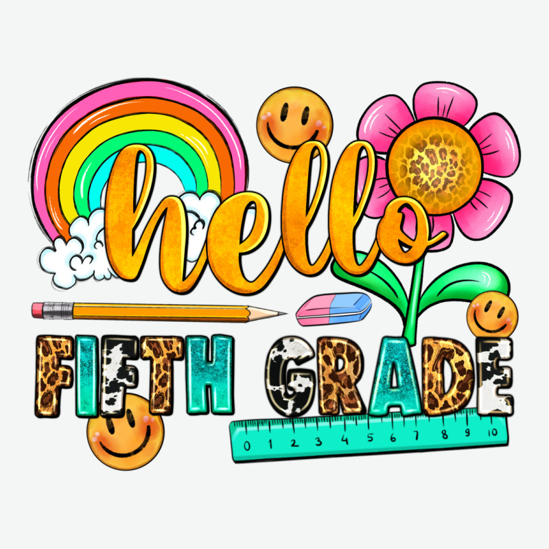 Hello Fifth Grade Urban Heavy Tee by NancyCooperArtShop | Teevron