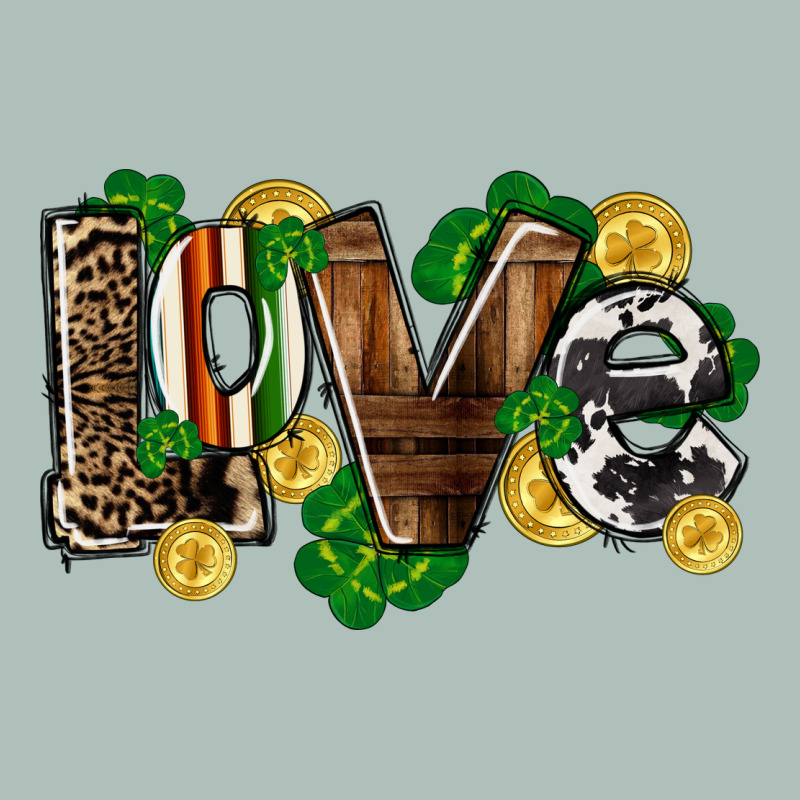 Western Love St. Patrick's Day Heavyweight Hoodie by CowGirlArtShop | Teevron