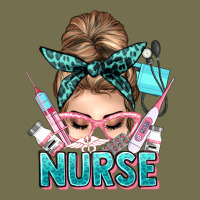 Nurse Life Messy Bun Vintage Hoodie | Teevron