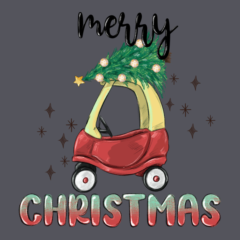 Merry Christmas Kids Car Vintage Hoodie by MaliasSmallBusiness | Teevron
