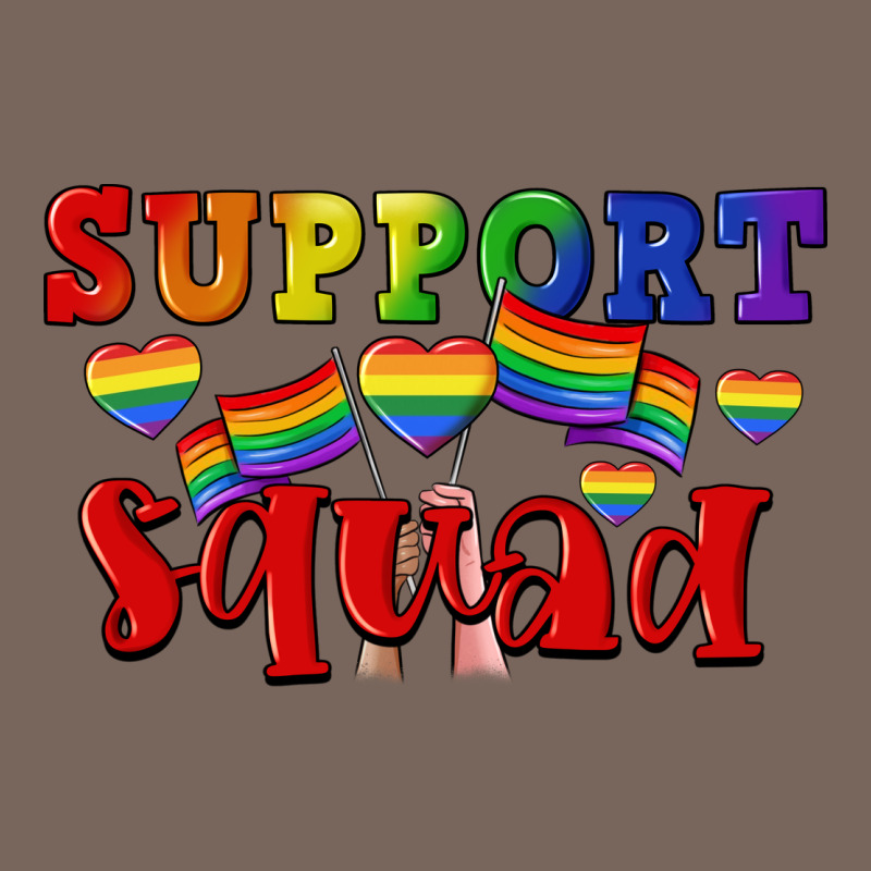 Support Squad Pride Premium Hoodie by CowGirlArtShop | Teevron