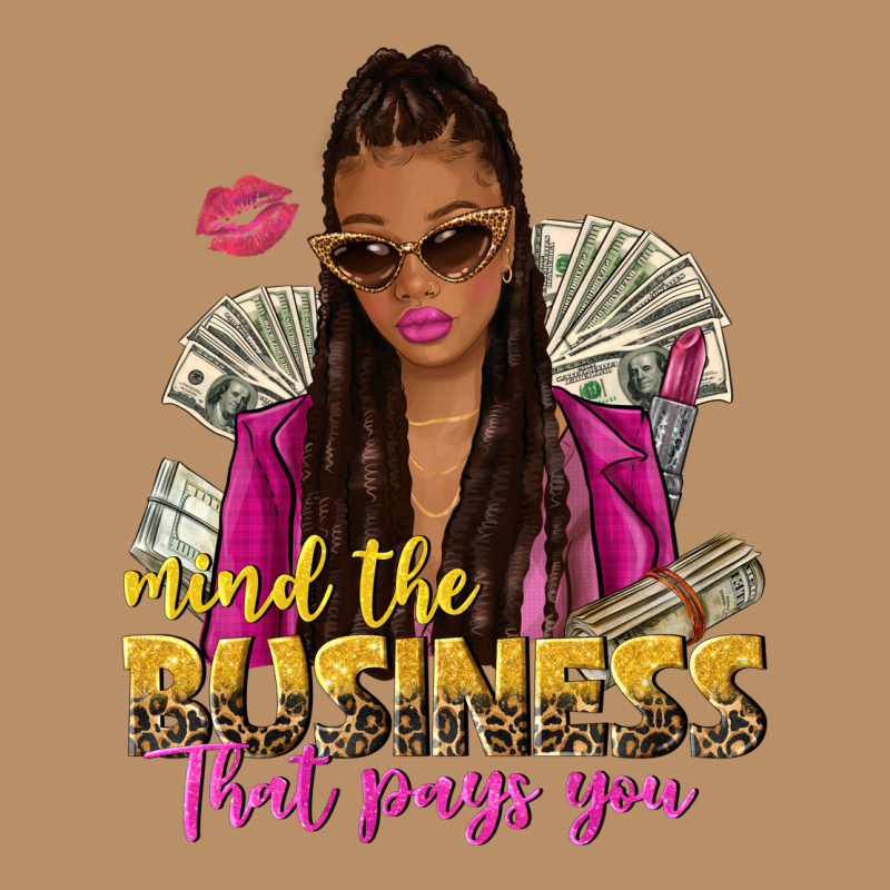 Mind The Business That Pays You Afro Woman Vintage Hoodie by NancyCooperArtShop | Teevron