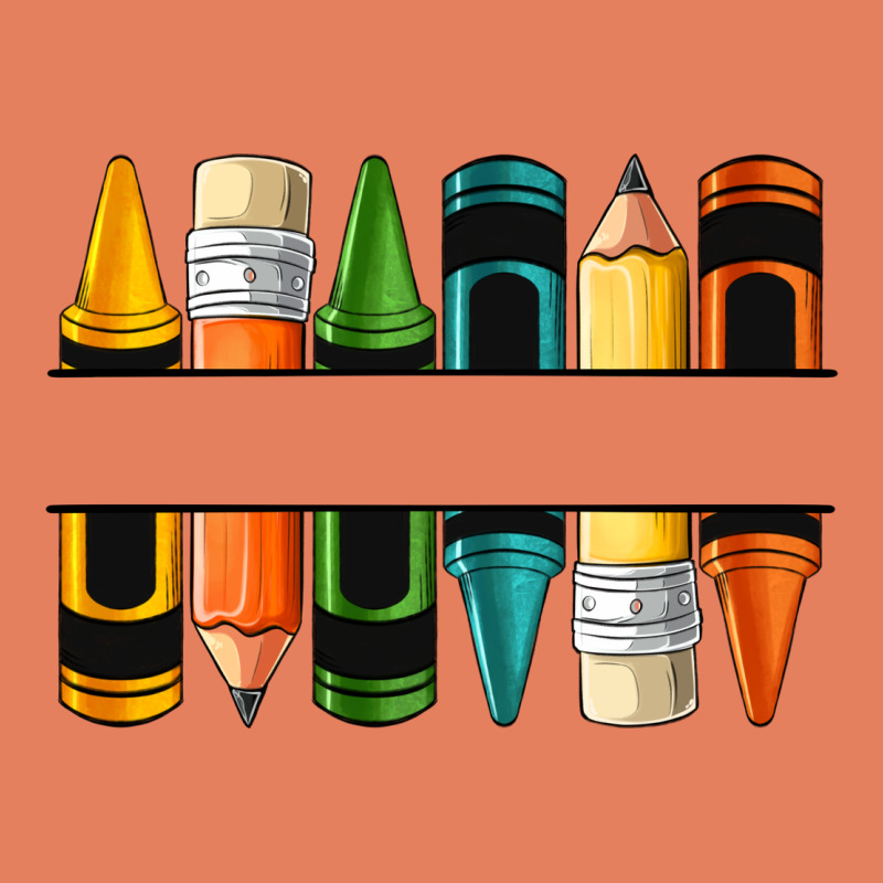 Custom Crayons With Pencil Classic Tee by NancyCooperArtShop | Teevron