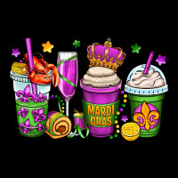 Mardi Gras Coffee Cups Premium Sweatshirt | Teevron