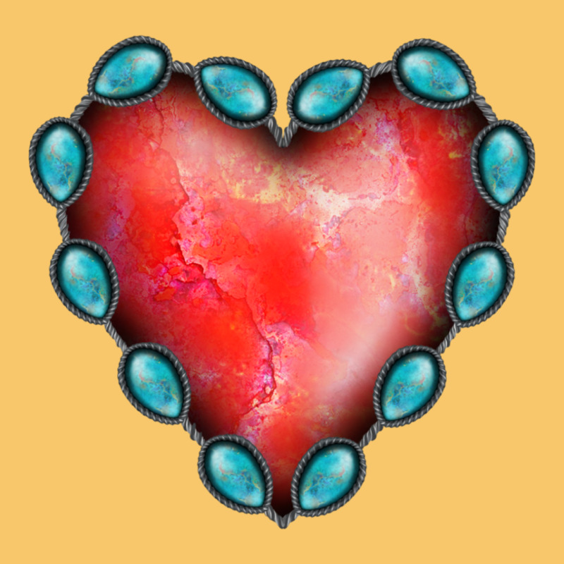 Gemstone Red Heart Vintage Hoodie by Jasminsmagicworld | Teevron