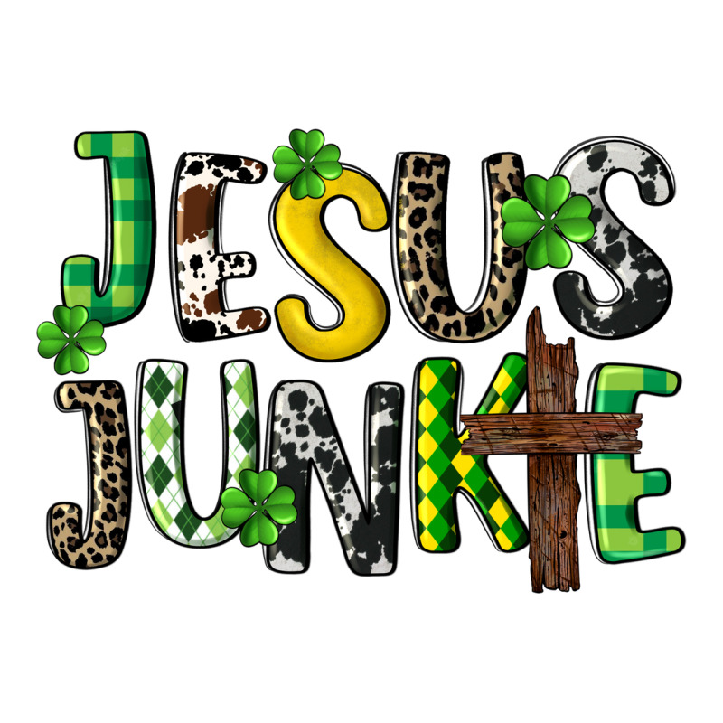 Jesus Junkie St. Patrick's Heavyweight Hoodie by CowGirlArtShop | Teevron