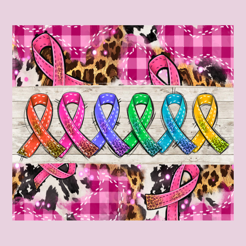 Western Colorfull Cancer Ribbon Ladies Tee by AdoDesignShop | Teevron