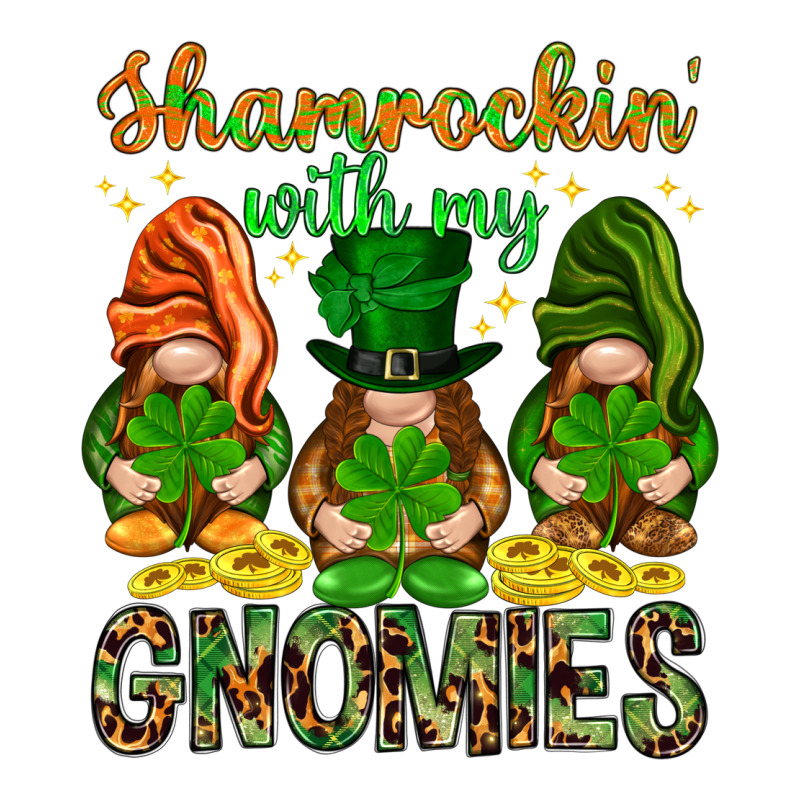 Shamrockin' With My Gnomies St. Patricks Day Heavyweight Hoodie by HowdyJamesFarm | Teevron