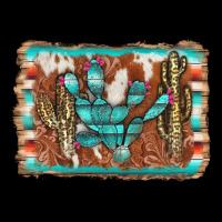 Cactus Cowhide Serape Premium Tee | Teevron