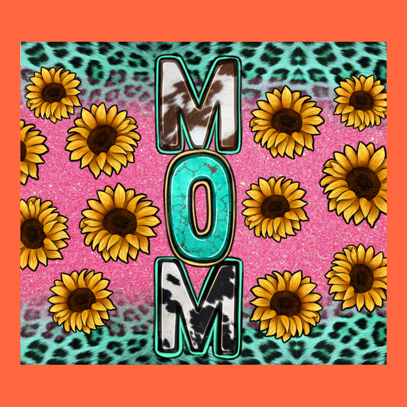 Mom Sunflower Glitter Premium Hoodie by CowGirlArtShop | Teevron