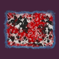 Bandana Cowhide Denim Background Premium Tee | Teevron