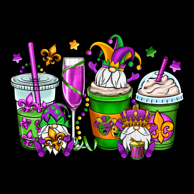 Mardi Gras Gnomes Coffee Cups Premium Sweatshirt by OliviaCreatesArt | Teevron