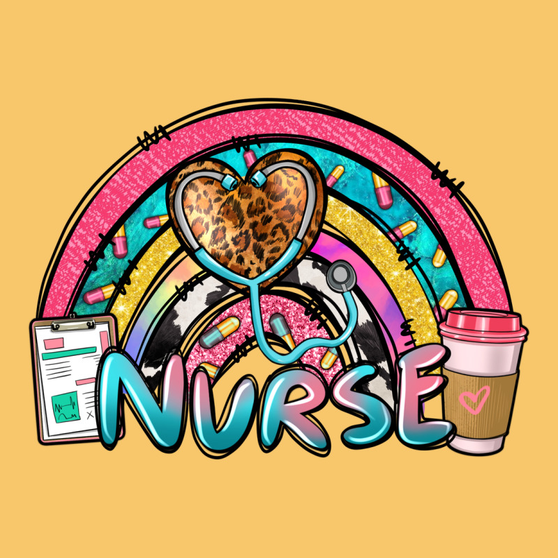 Nurse Rainbow Vintage Hoodie by NancyCooperArtShop | Teevron