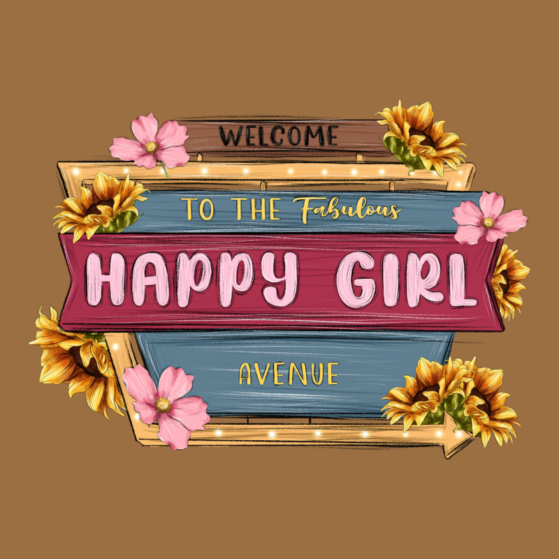Welcome To The Fabulous Happy Girl Avenue Vintage Tee by MaliasSmallBusiness | Teevron