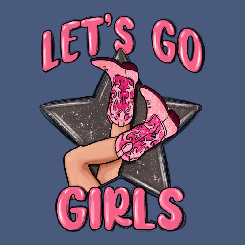 Lets Go Girls Cowgirl Boots Star Vintage Hoodie by MaliasSmallBusiness | Teevron