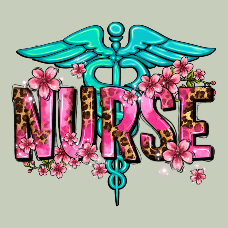 Floral Nurse Ladies Tee by AdoDesignShop | Teevron