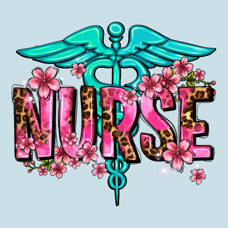 Floral Nurse Ladies Tee by AdoDesignShop | Teevron