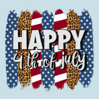 Happy 4th Of July Brushstrokes Ladies Tee | Teevron