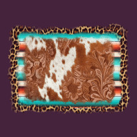 Leopard Serape Cowhide  Leather Background Premium Tee | Teevron