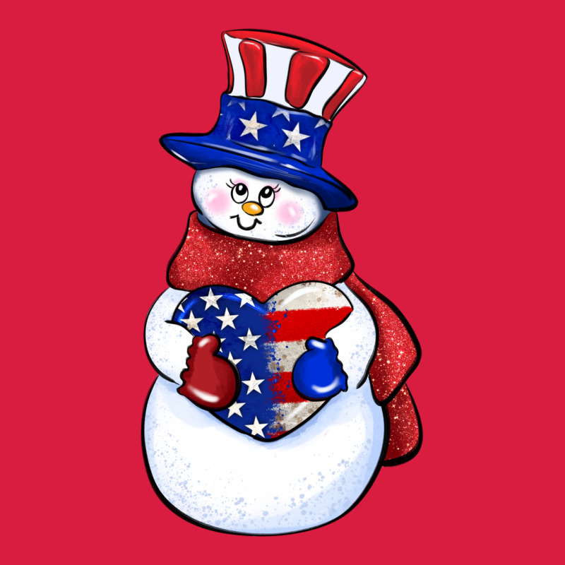 Patriotic Snowman 4th Of July Premium Hoodie by HowdyJamesFarm | Teevron