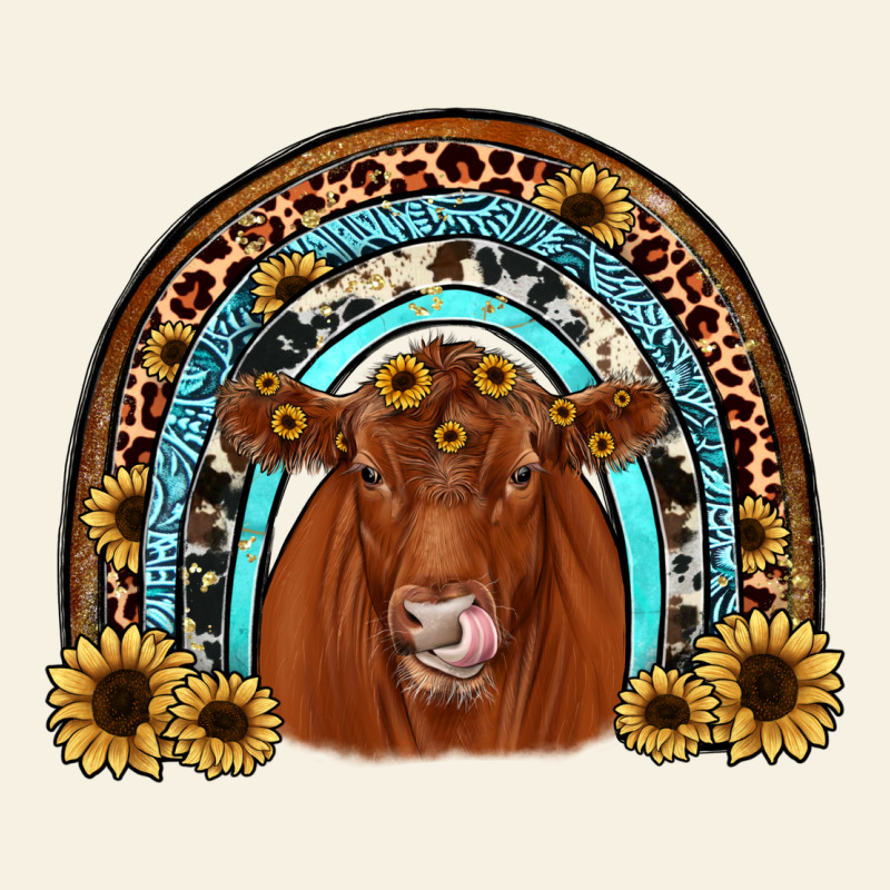 Red Angus Rainbow Vintage Tee by JahusDesignShop | Teevron