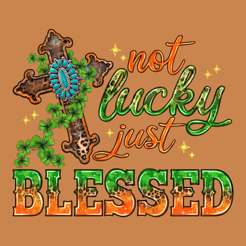 Not Lucky Just Blessed With Cross St. Patricks Day Heavyweight Hoodie by HowdyJamesFarm | Teevron