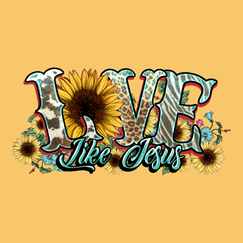 Love Like Jesus Sunflowers Vintage Hoodie by NancyCooperArtShop | Teevron