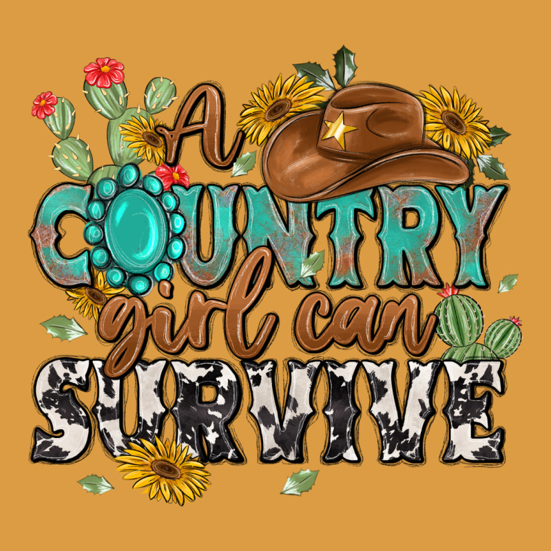 A Country Girl Can Survive Urban Heavy Tee by MaliasSmallBusiness | Teevron