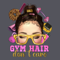 Messy Bun Gym Hair Dont Care Vintage Hoodie | Teevron