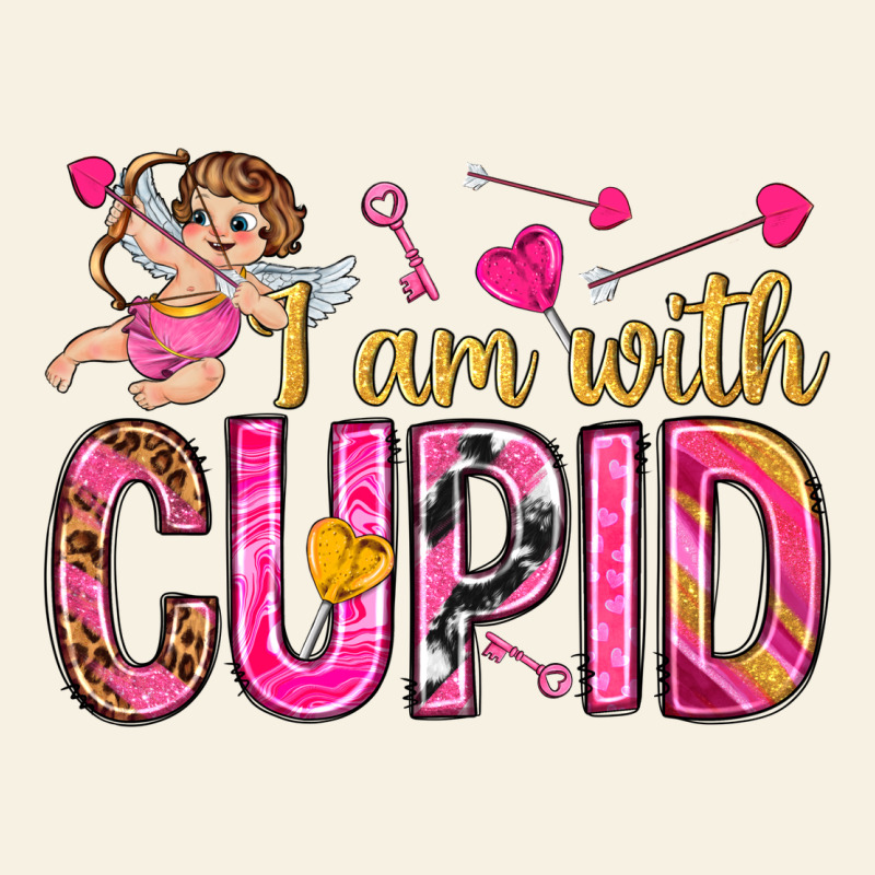 I Am With Cupid Vintage Tee by NancyCooperArtShop | Teevron