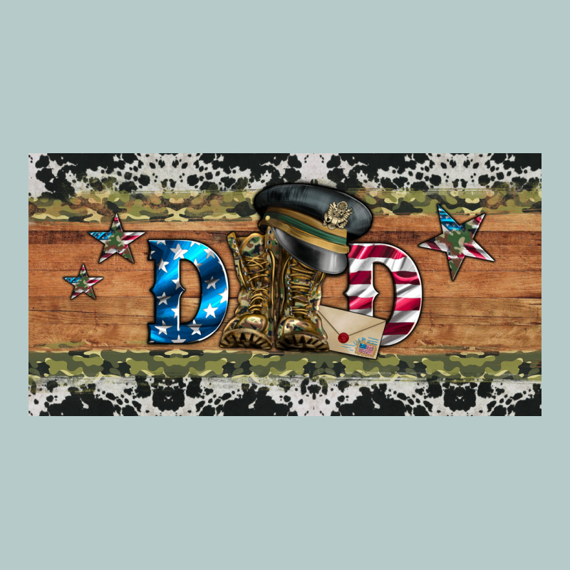 Soldier Dad License  Plate Heavy Core Tee by Artiststas | Teevron