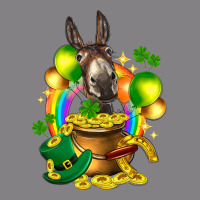 St. Patrick's Donkey With Balloon Heavyweight Hoodie | Teevron