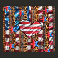 Western Usa Flag Heart And Stars Tumbler Heavy Core Tee | Teevron