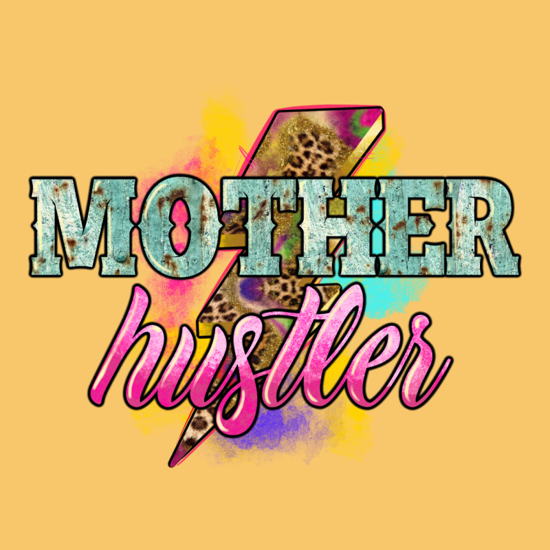 Mother Hustler Lightning Bolt Vintage Hoodie by NancyCooperArtShop | Teevron