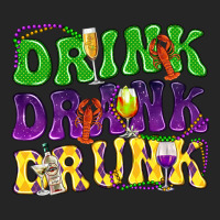 Drink Drank Drunk Mardi Gras Premium Hoodie | Teevron