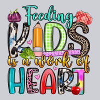 Feeding Kids Is A Work Of Heart Heavyweight Sweatshirt | Teevron