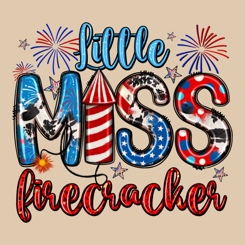 Little Miss Firecracker 4th Of July Heavyweight Sweatshirt by Artiststas | Teevron