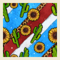 Western 4th Of July Seamless Pattern Ladies Tee | Teevron