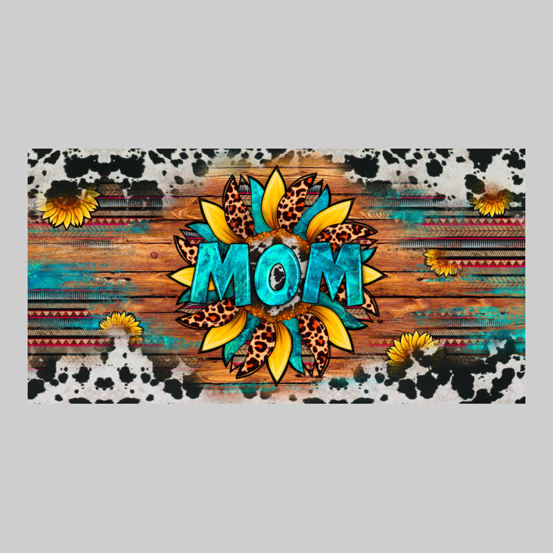 Leopard Sunflower Mom License Plate Premium Tee by Artiststas | Teevron